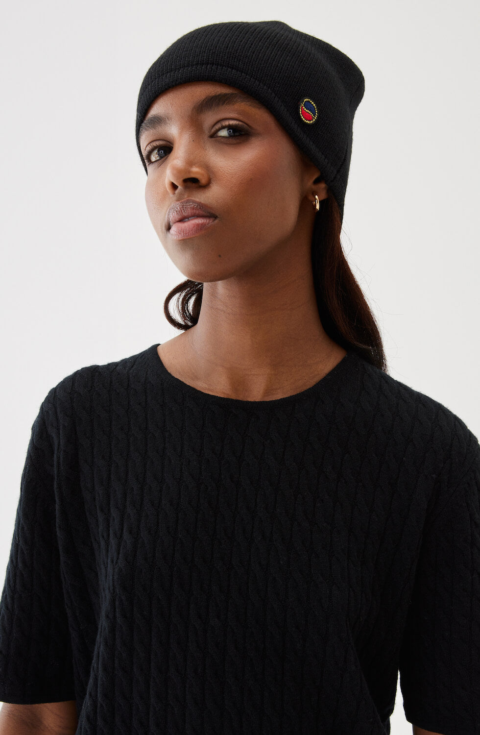 Aicha Beanie Black