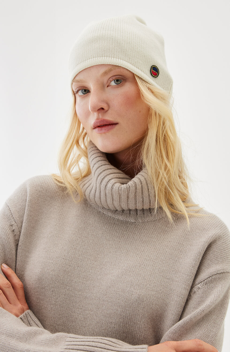 Aicha Beanie Ecru