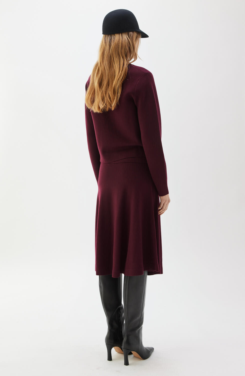 Aria Cardigan Bordeaux