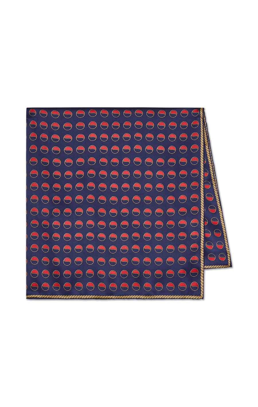 Busnel Silk Scarf Logo Print Big