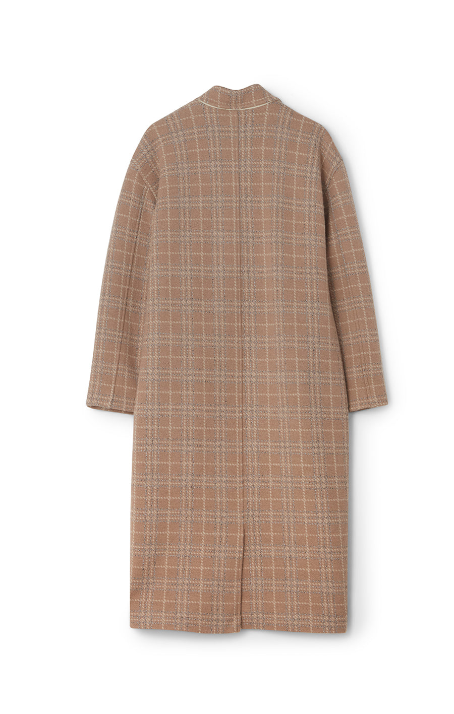 Bibi Coat Toffee Check