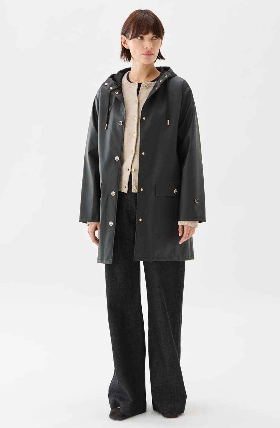 Britte Raincoat Black