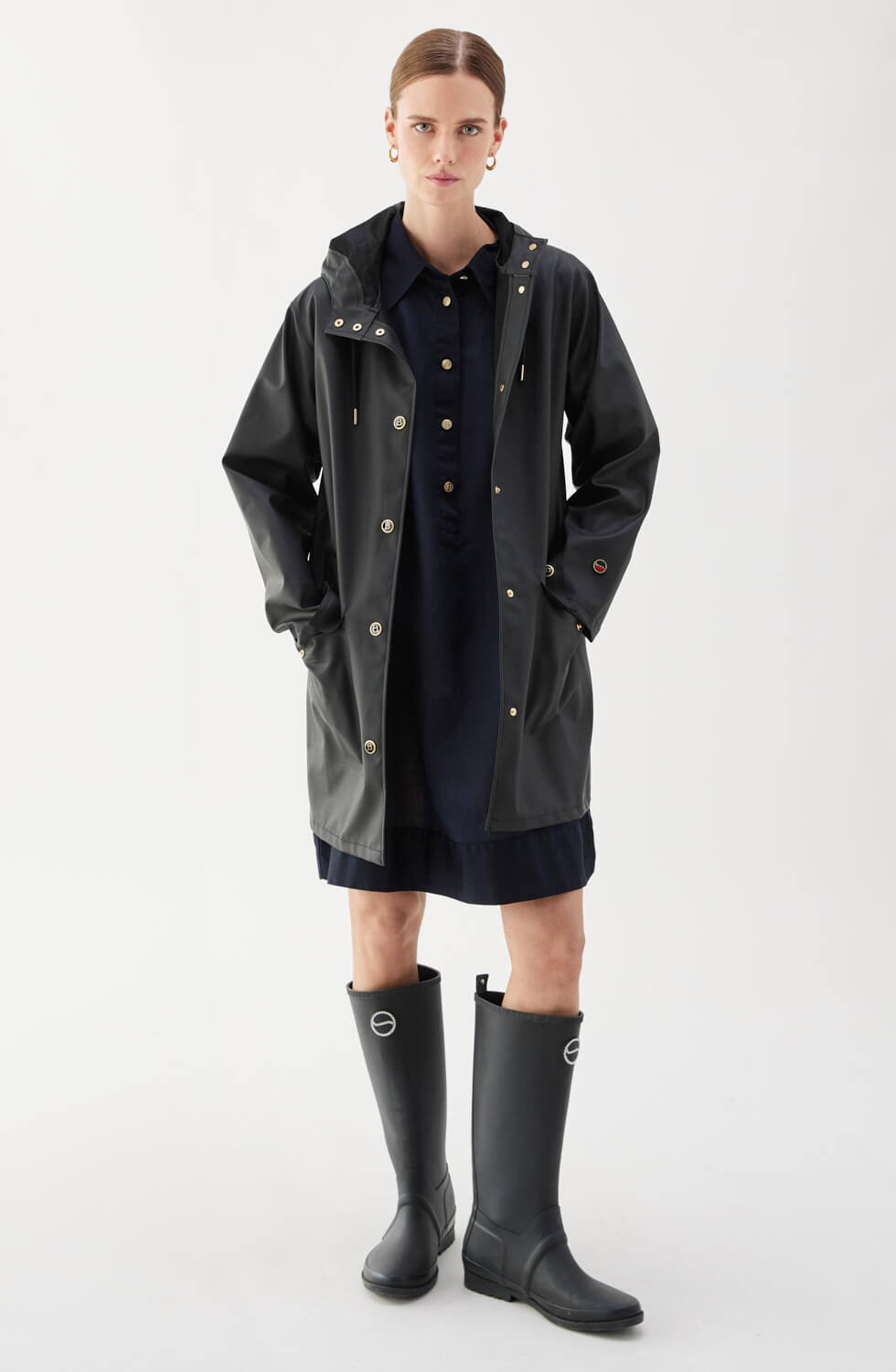 Britte Raincoat Black