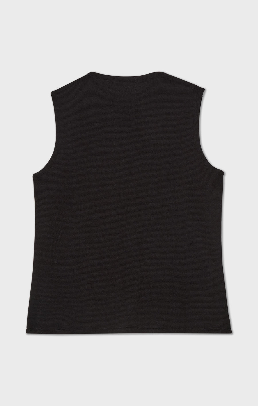 Colette Short Knitted Vest Black