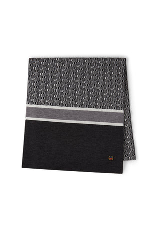 Cassina Scarf Black/Ecru