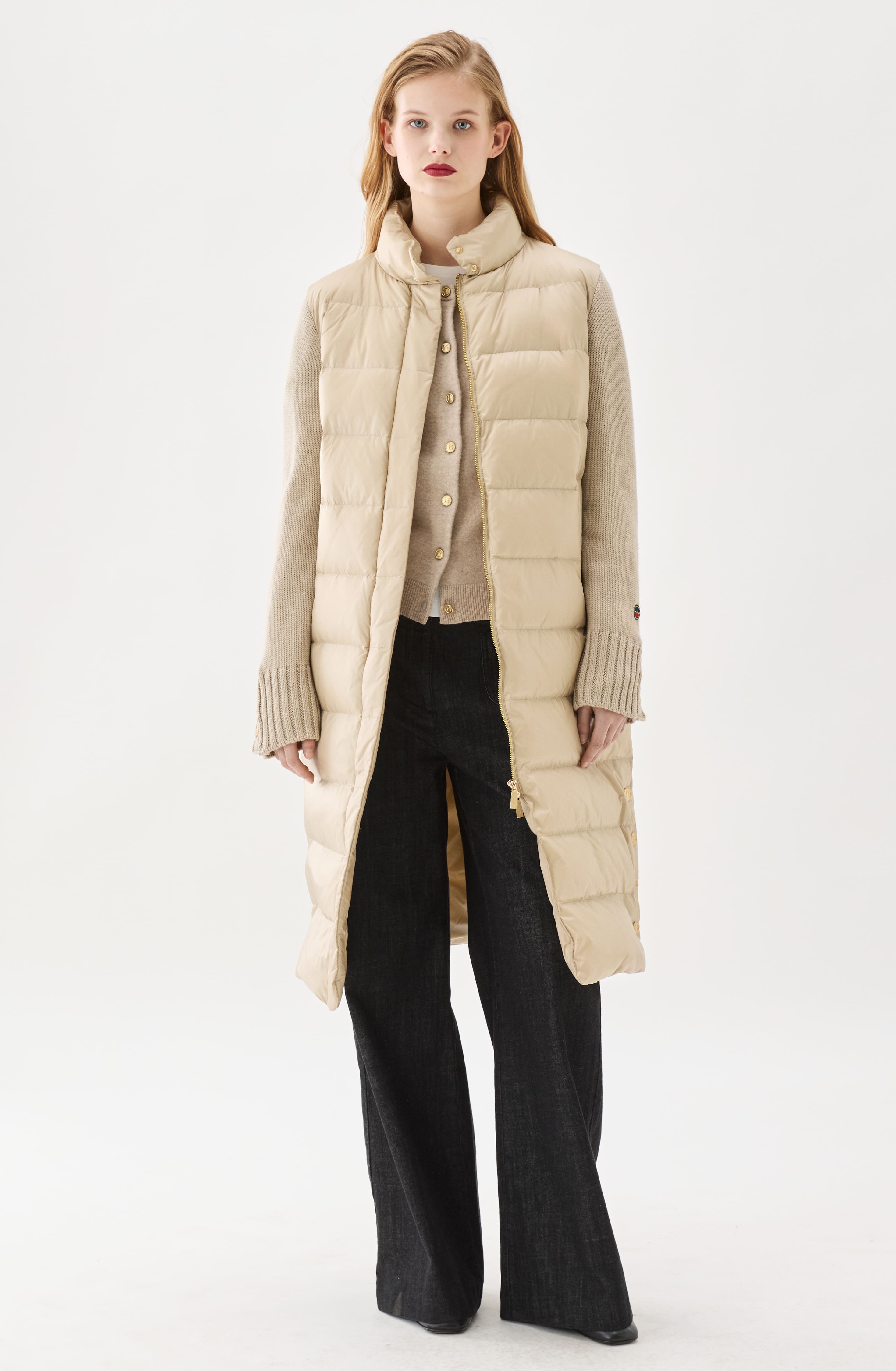 Celia Down Coat Light Beige