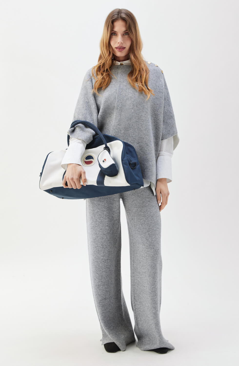 Cedar Trouser Light Grey/Ecru
