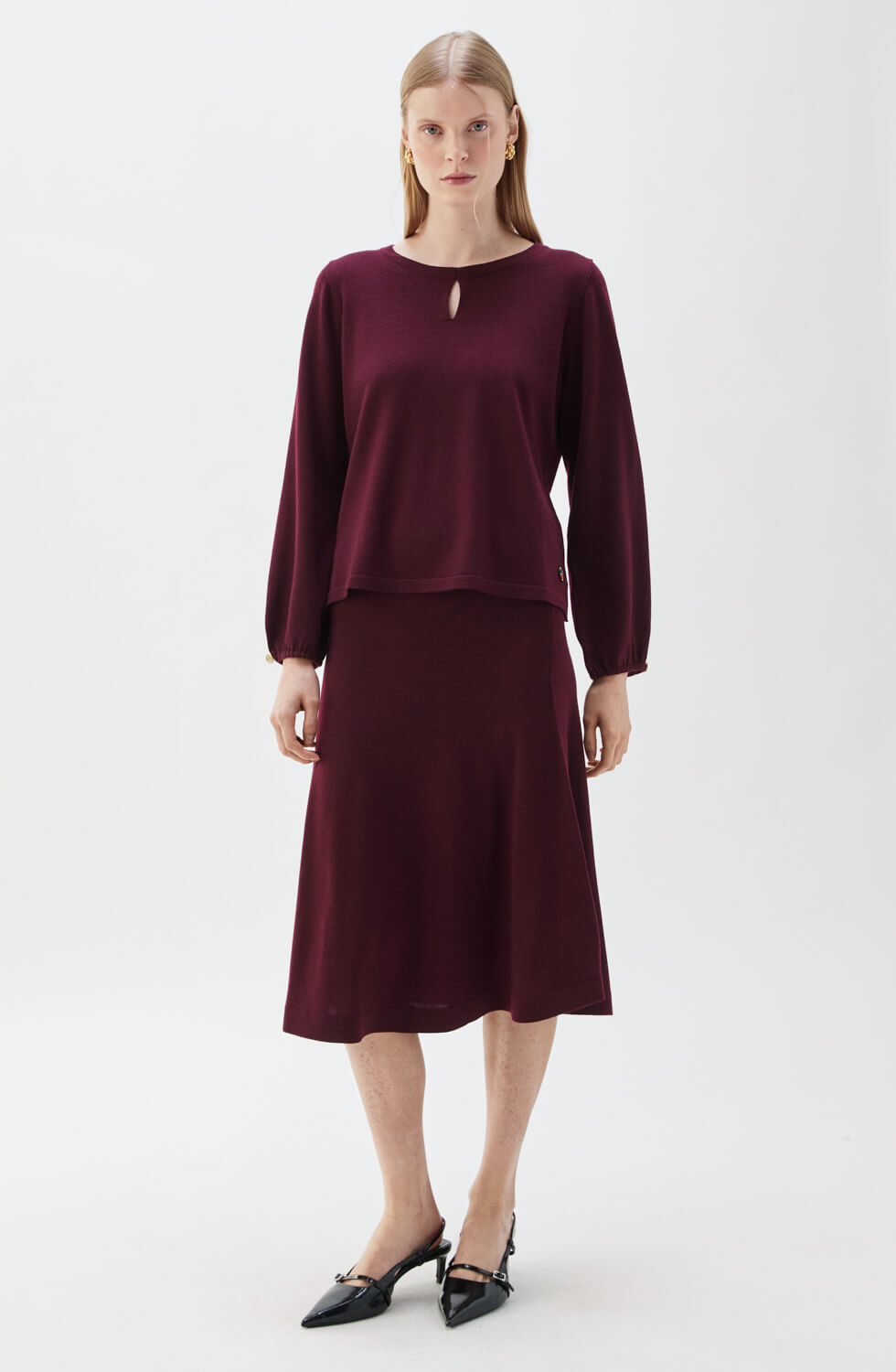 Maja Skirt Bordeaux