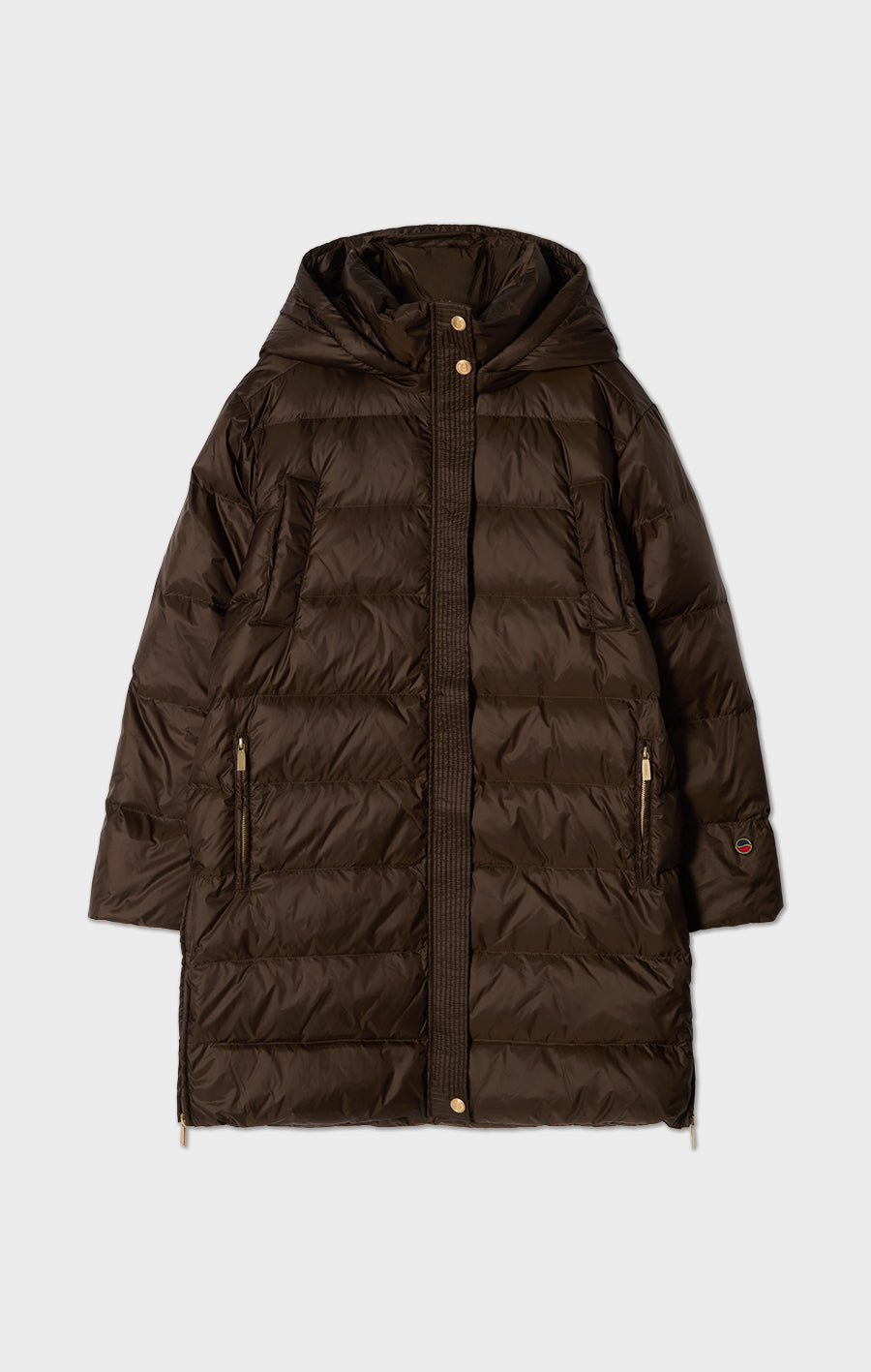 Flisa Down Coat Brown