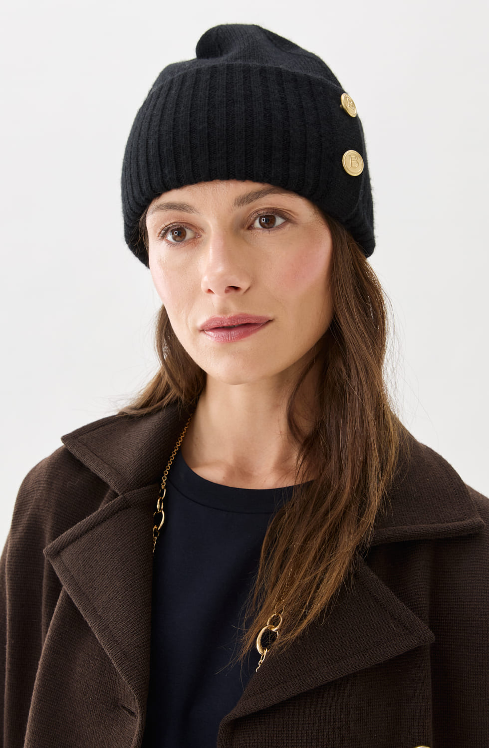 Roya Beanie Black