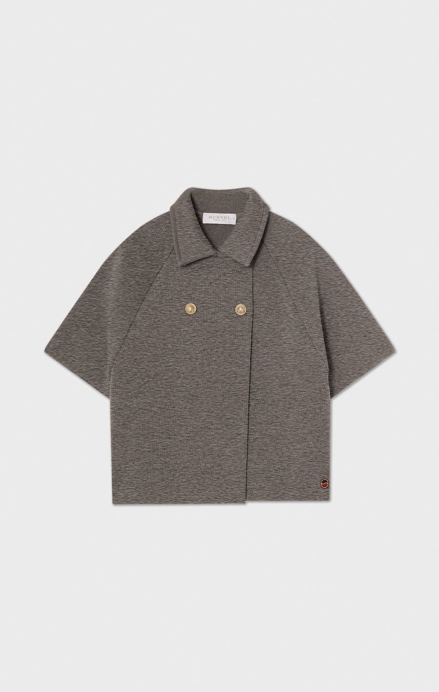 Gertrude Short Wool Cape Mole
