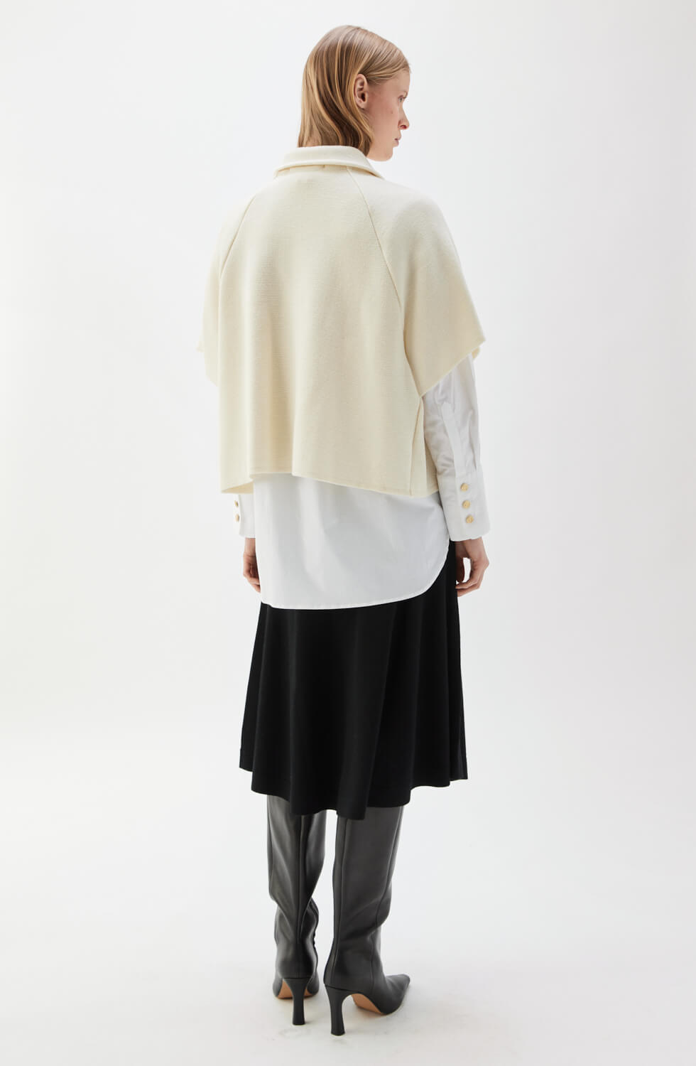 Gertrude Cape Ecru