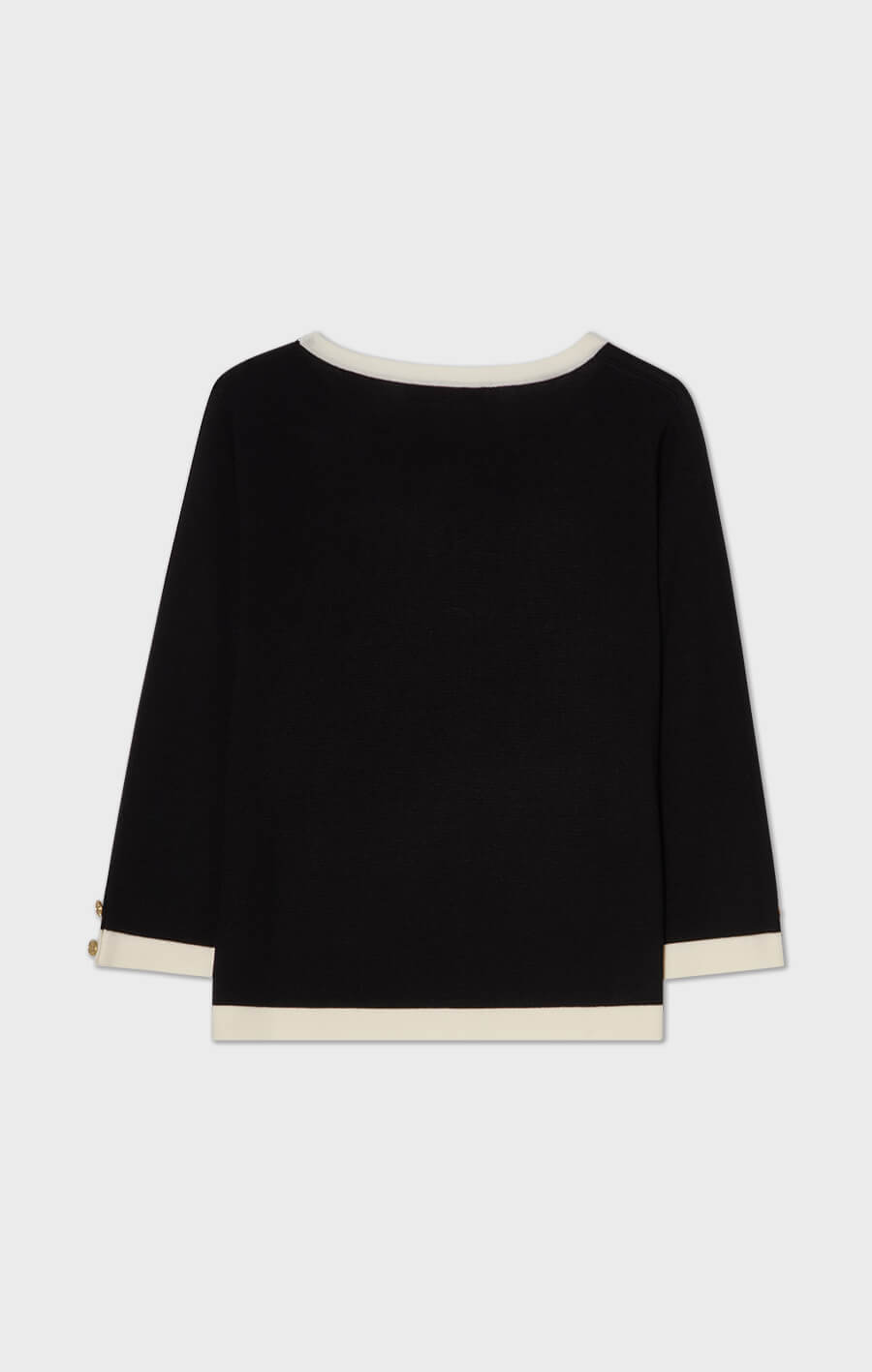 Helen Top Black/Ecru