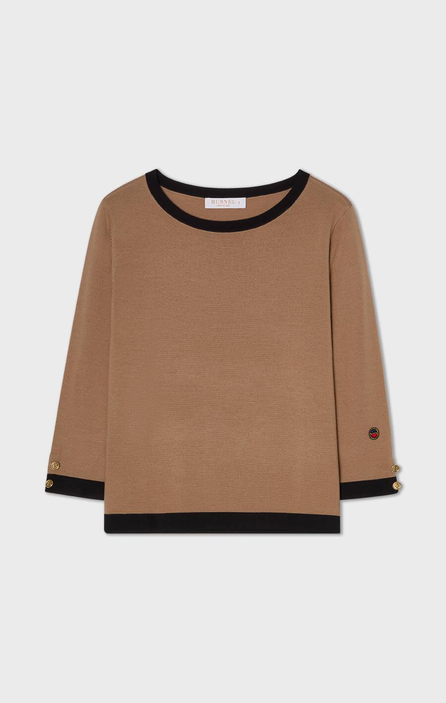 Helen Top Salty Caramel/Black