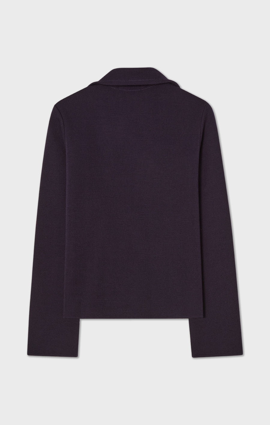 Indra Knitted Wool Jacket Prune