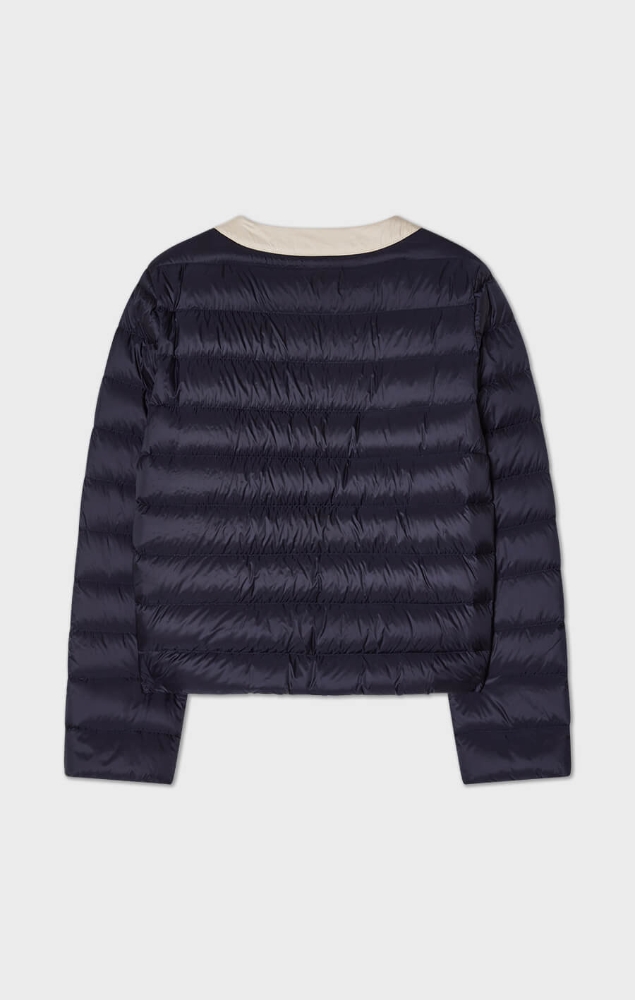 Indiana dunjacka med kontrast mörkblå/ljusgrå