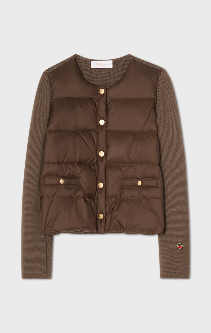 Iva Light Down Jacket Brown