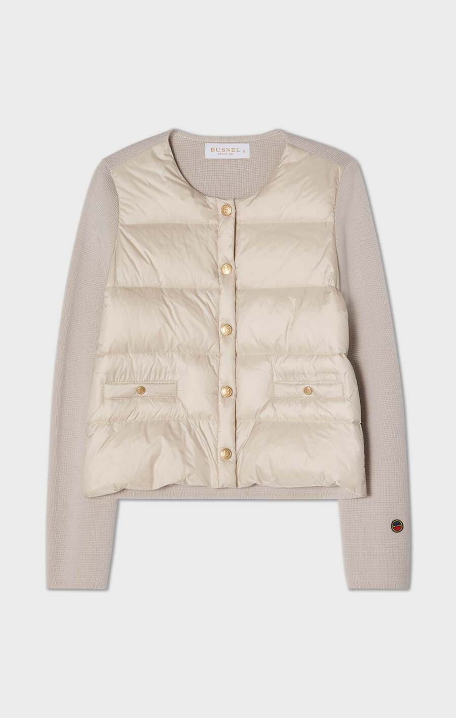 Iva lätt dunjacka ljusgrå