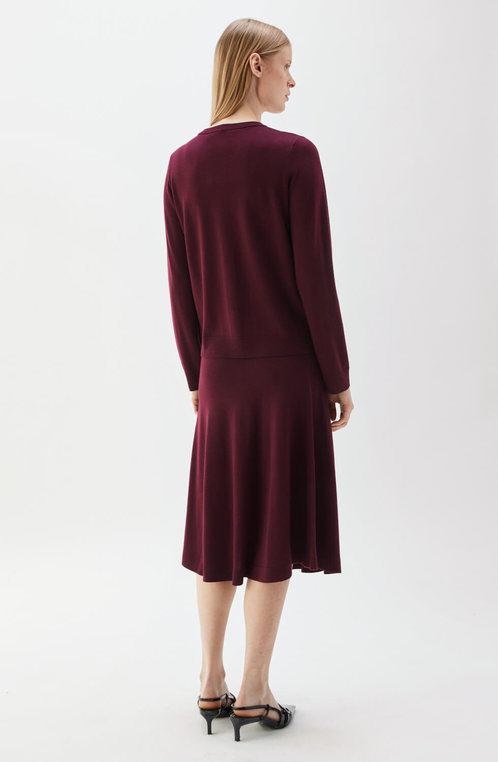 Kee Cardigan Bordeaux