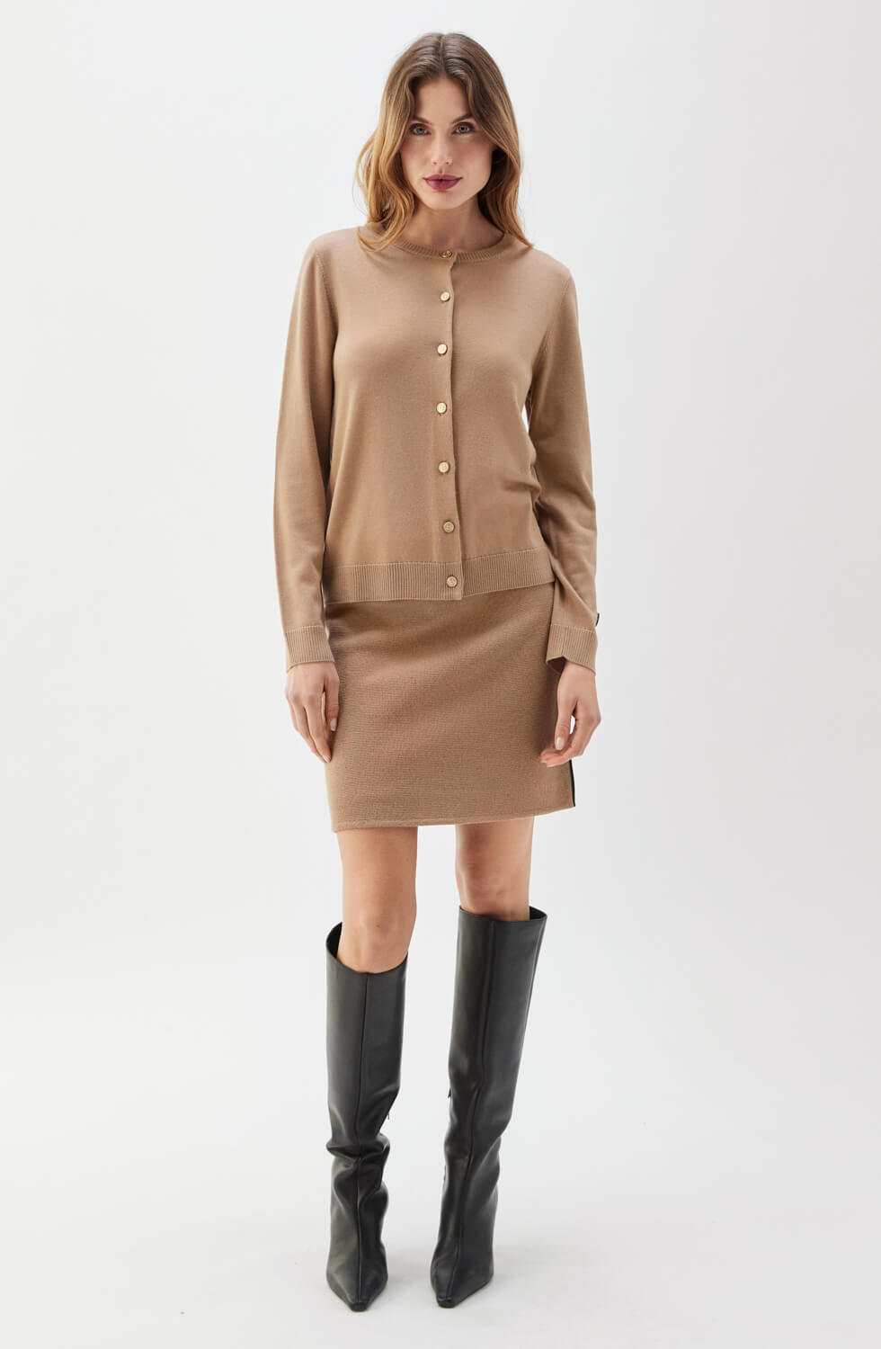 Kee Cardigan Salty Caramel