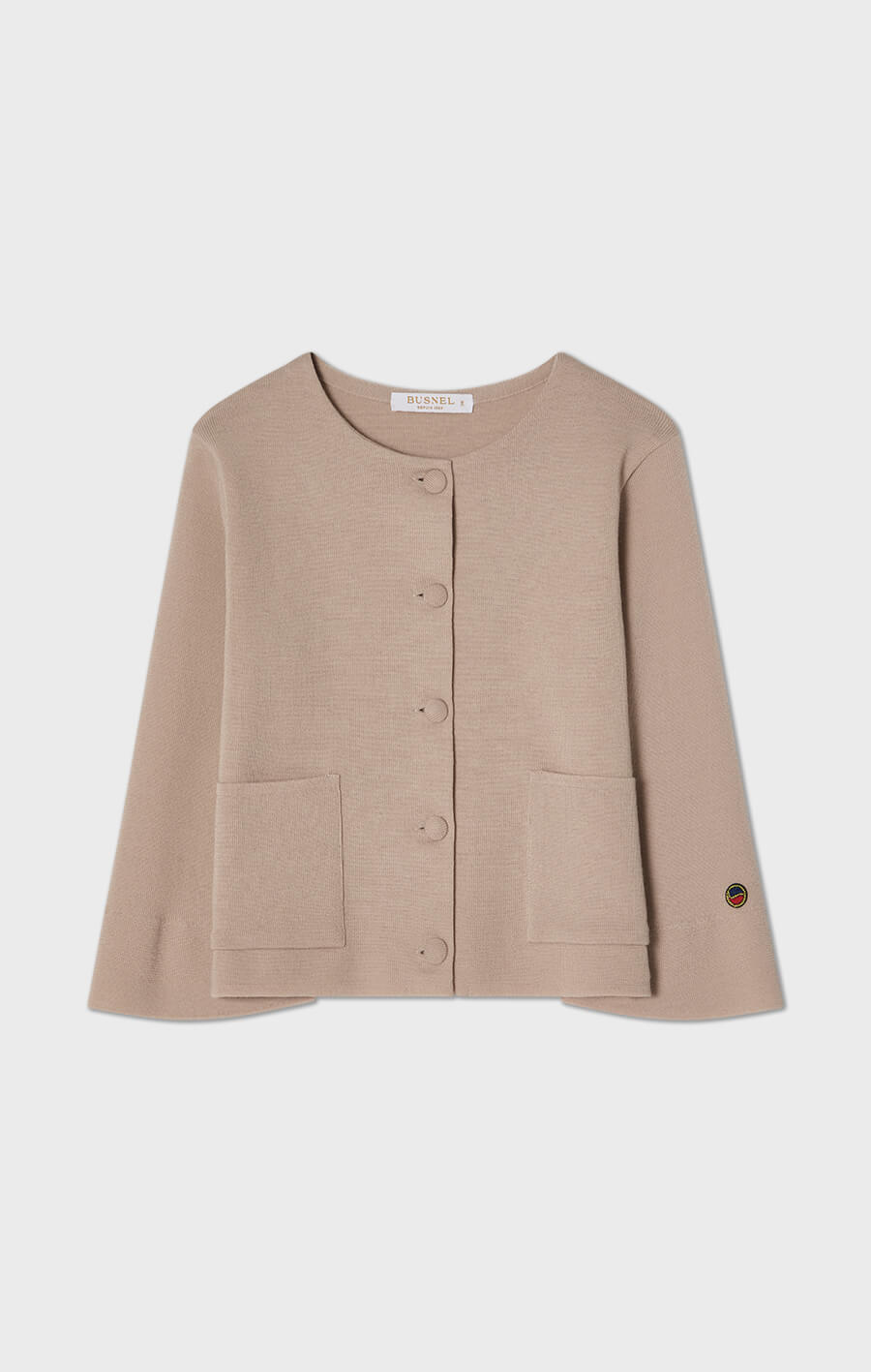 Lisa Short Wool Jacket Fudge | Busnel.com