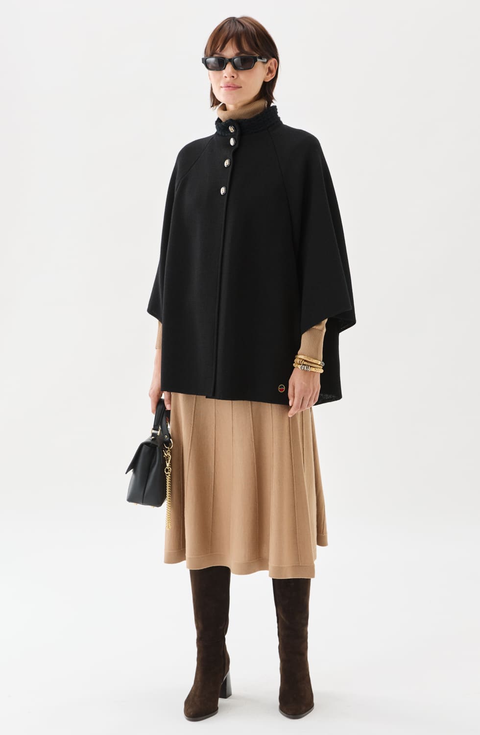 Lucine Cape black
