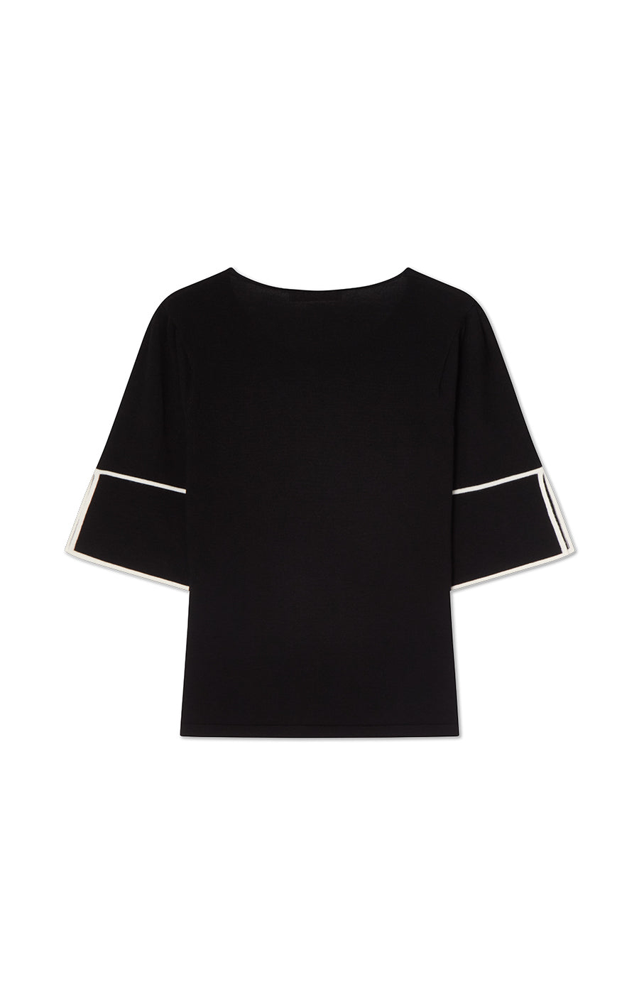 Malia Top Black/Ecru