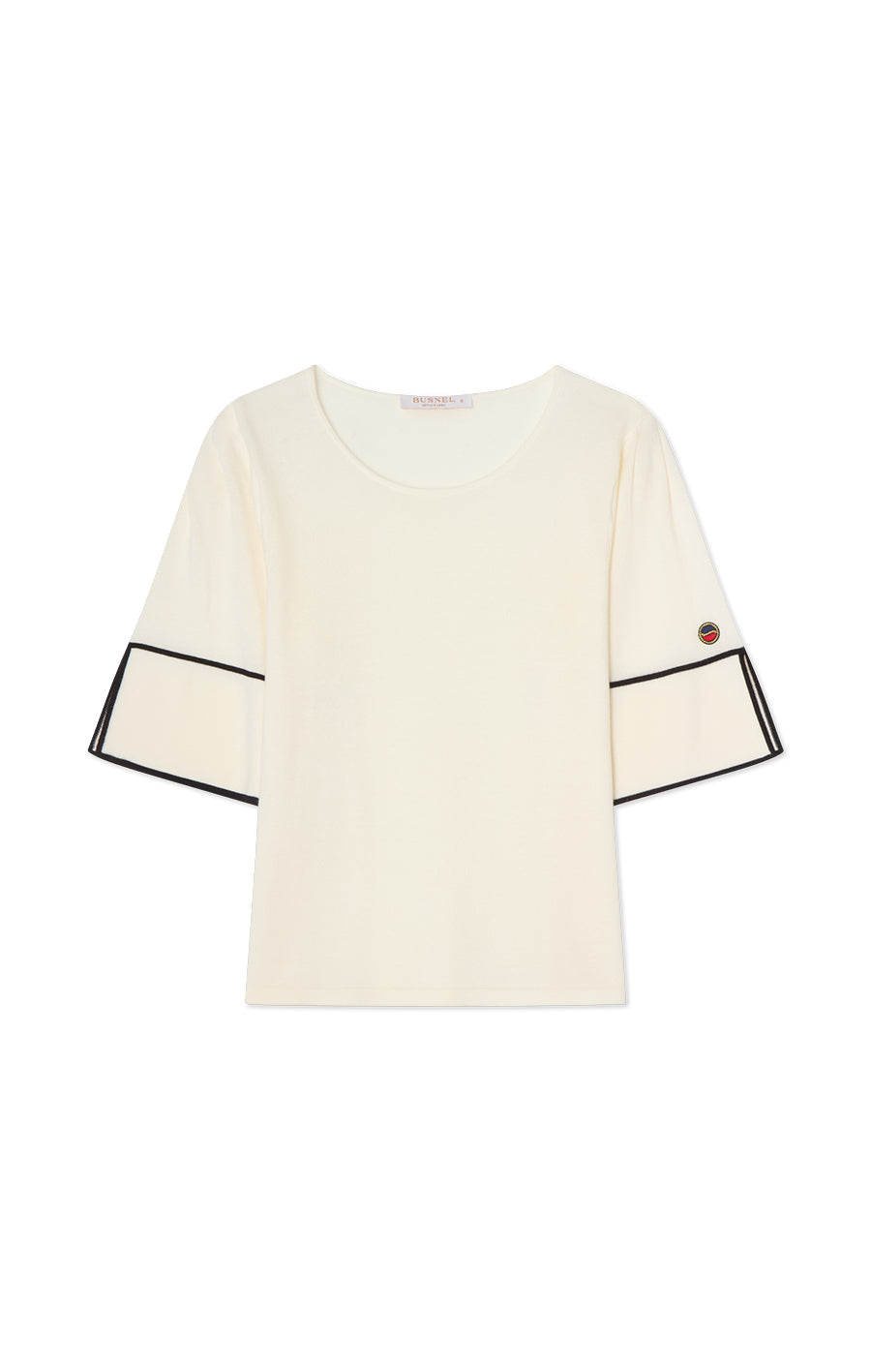 Malia Top Ecru/Black