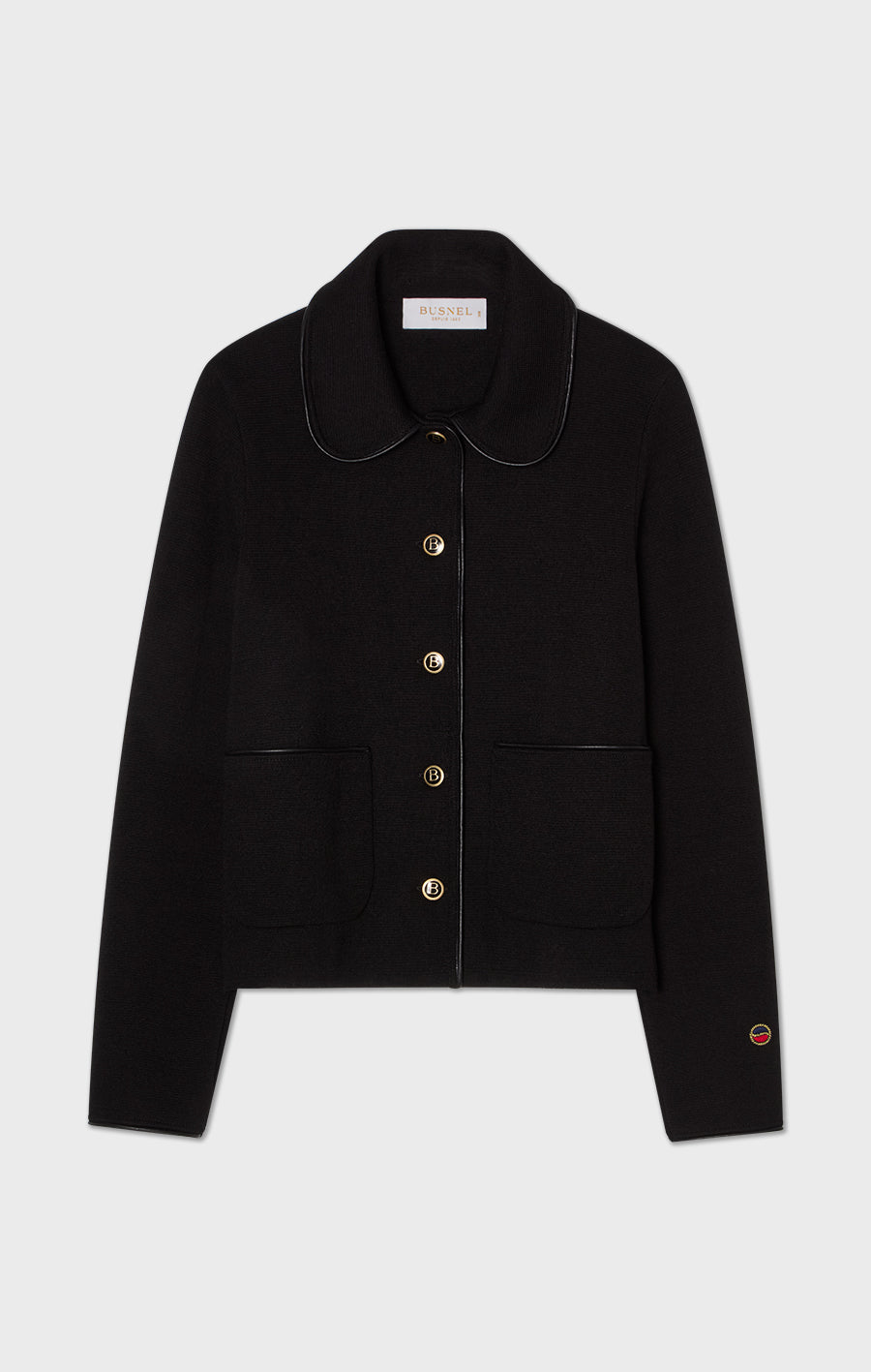 Maxine Piped Jacket Black