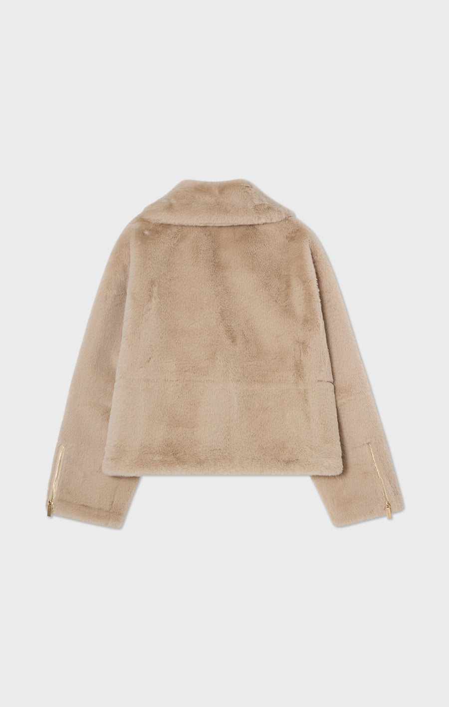 Mimi Fake Fur Jacket Light Beige