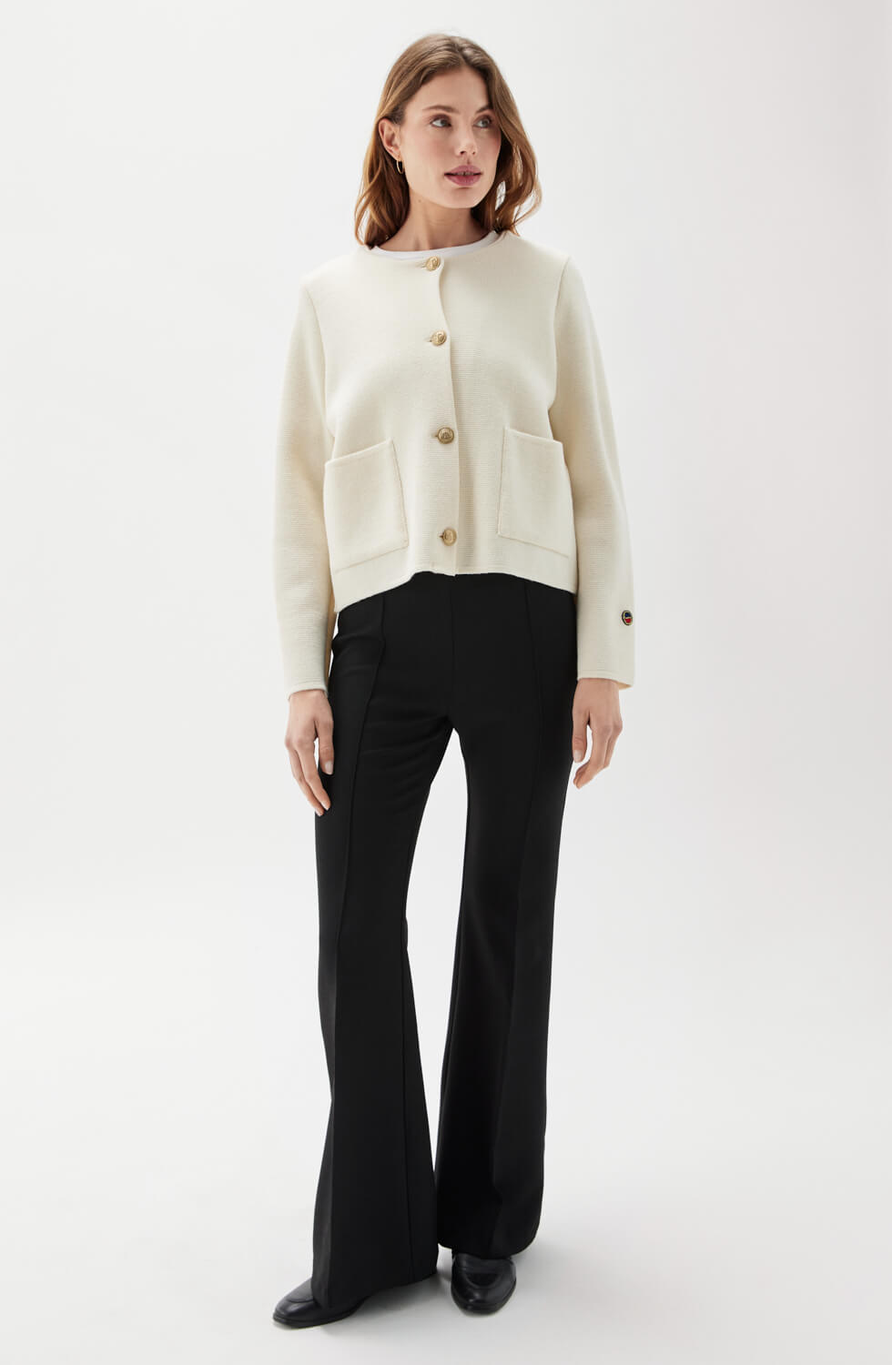 Karin Solid Trouser Black