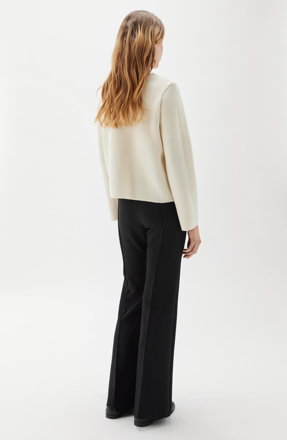 Karin Solid Trouser Black