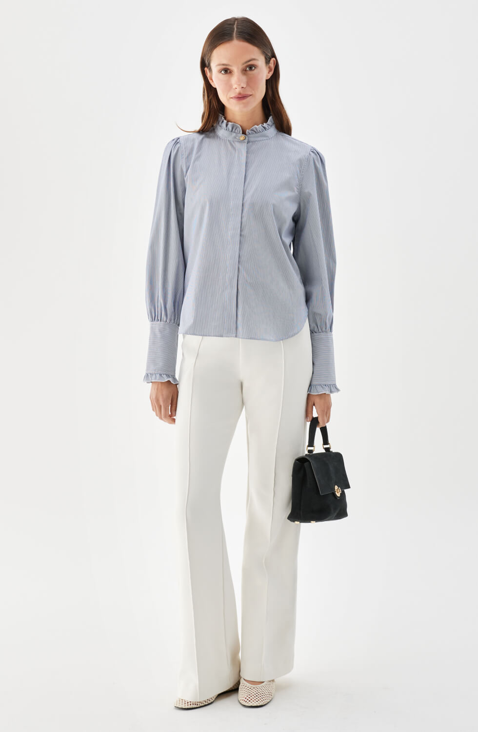 Maira Striped Blouse Marine
