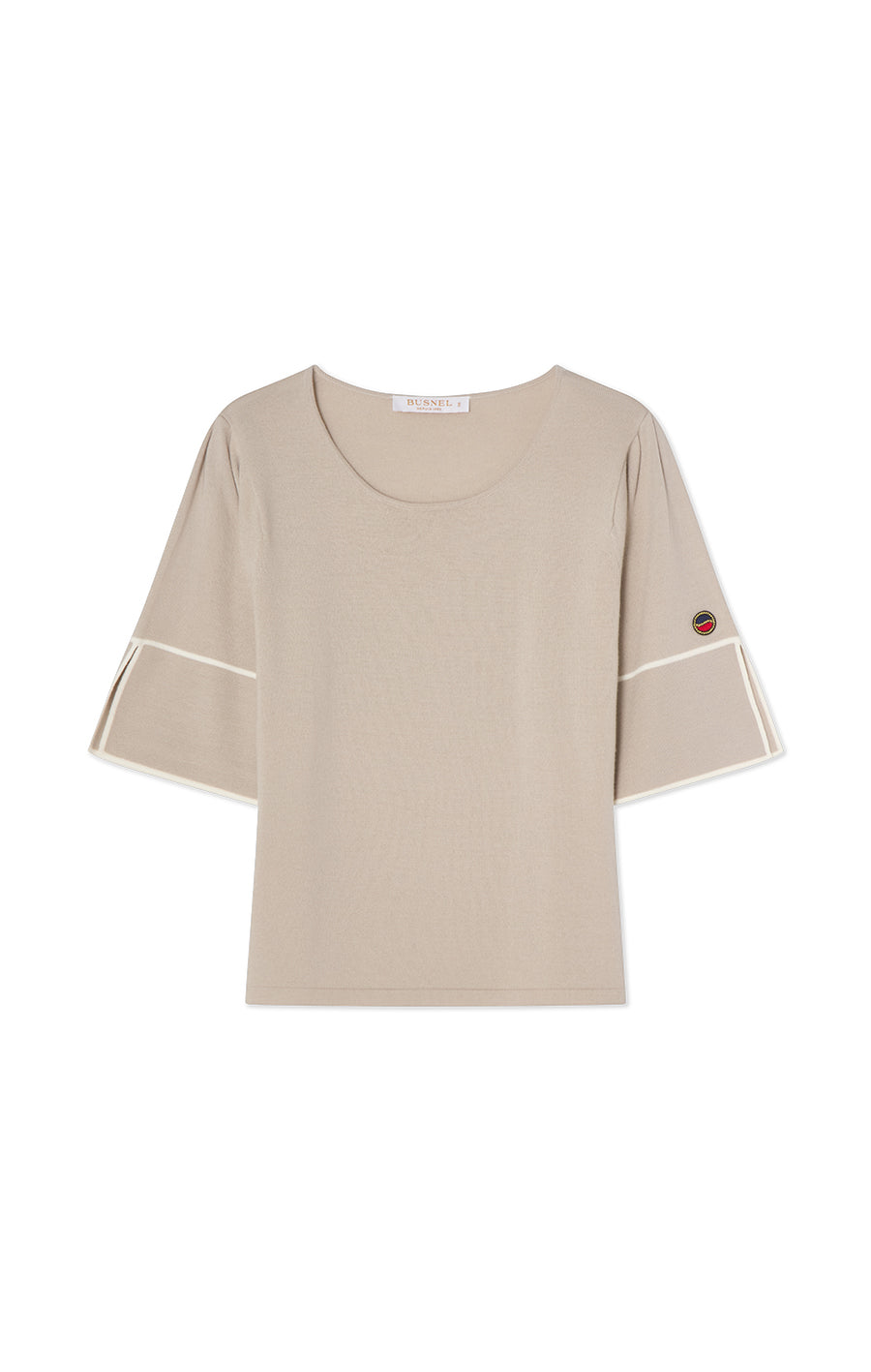 Malia Top Sand/Ecru