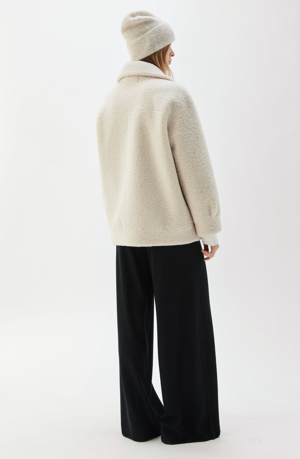 Mei Shearling Jacket Ecru