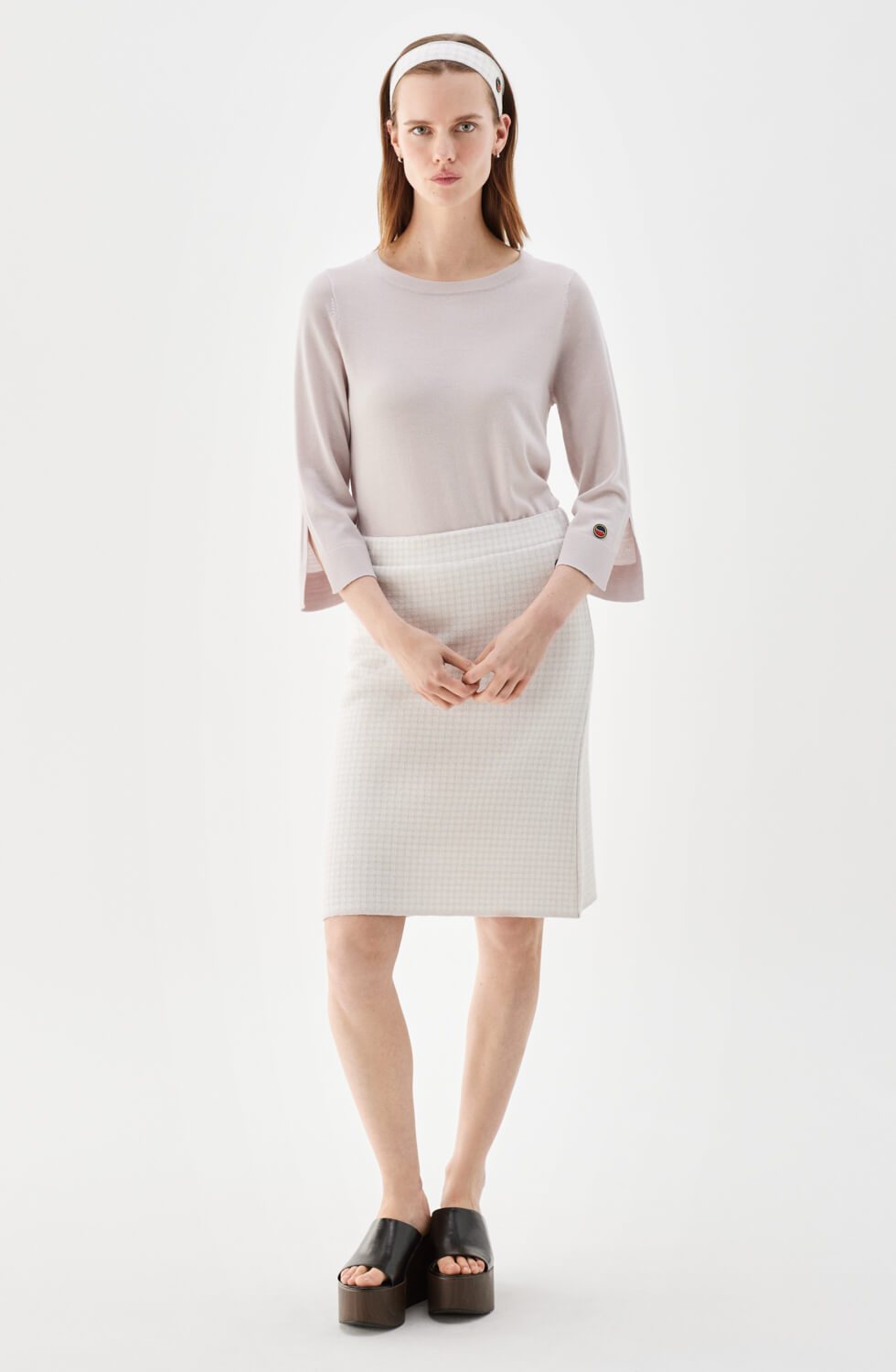 Minelle Pepita Mini Skirt Light Rose