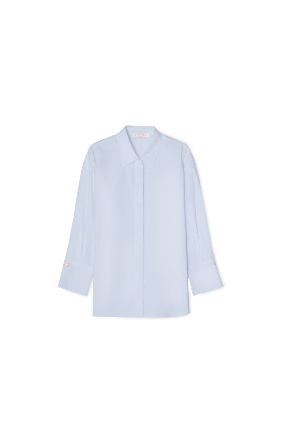 メーカー Shirt Nina Ice Busnel.com | Poplin Blue トップス