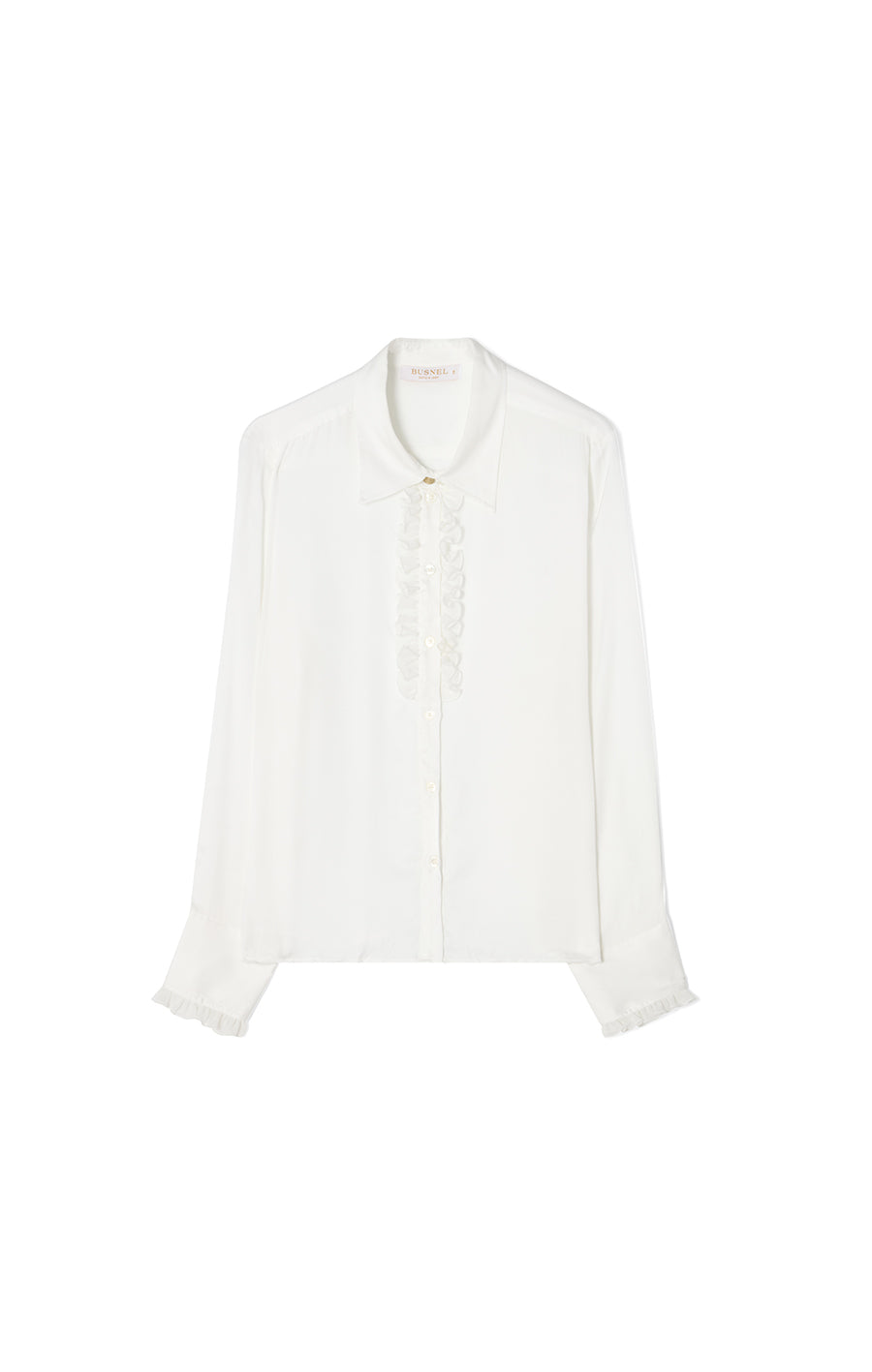 Nicoline Satin Blouse Ecru