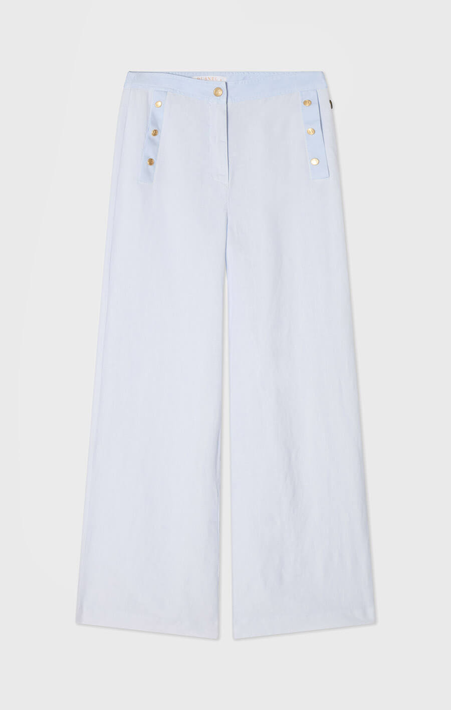 Pim vida linnebyxor ljusblå