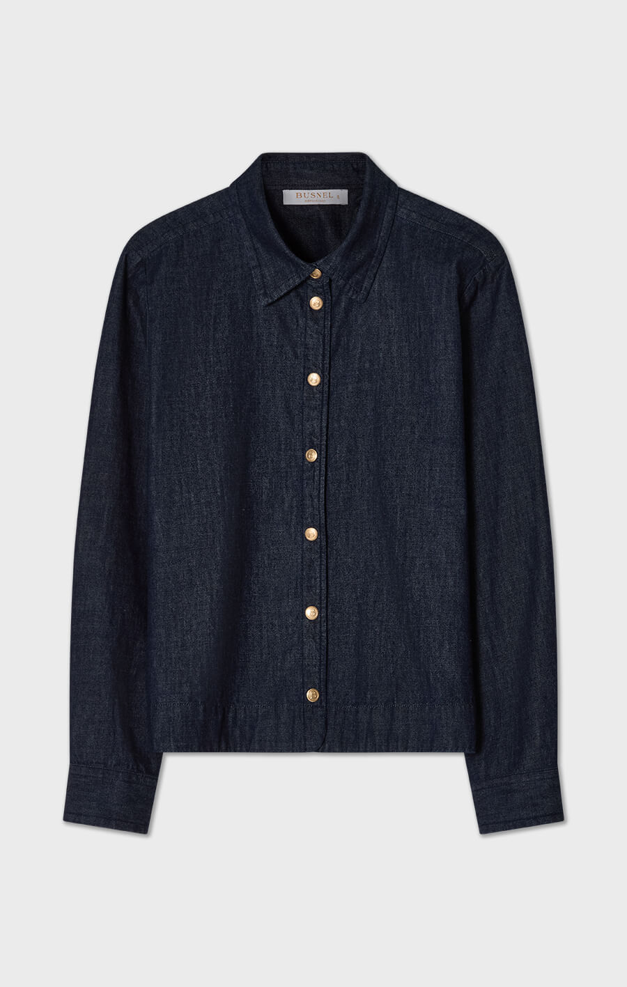 Poppy jeansskjorta mörkblå denim