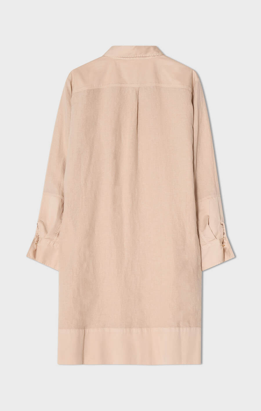 Raven linneklänning beige