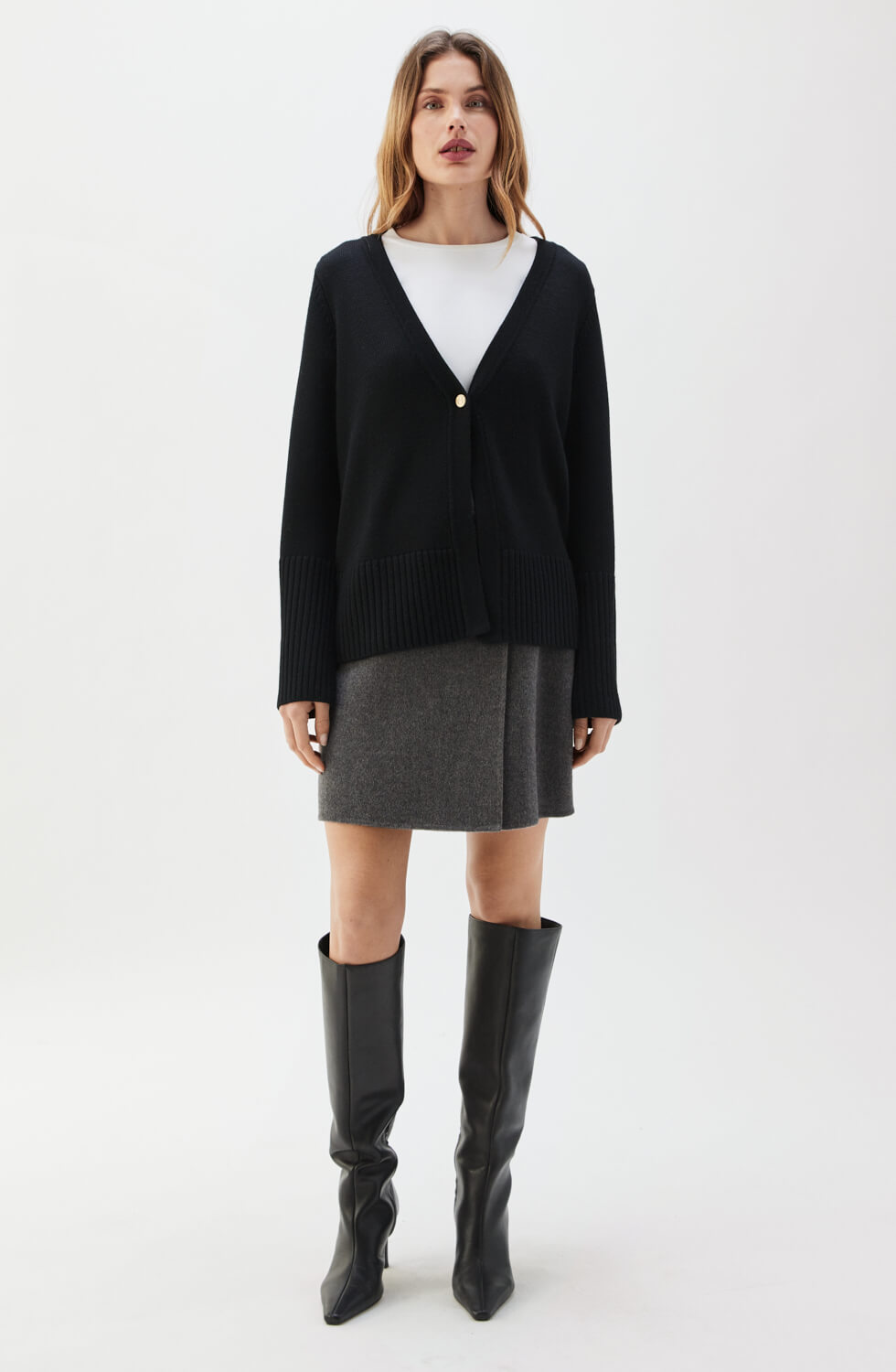 Reva Cardigan Black