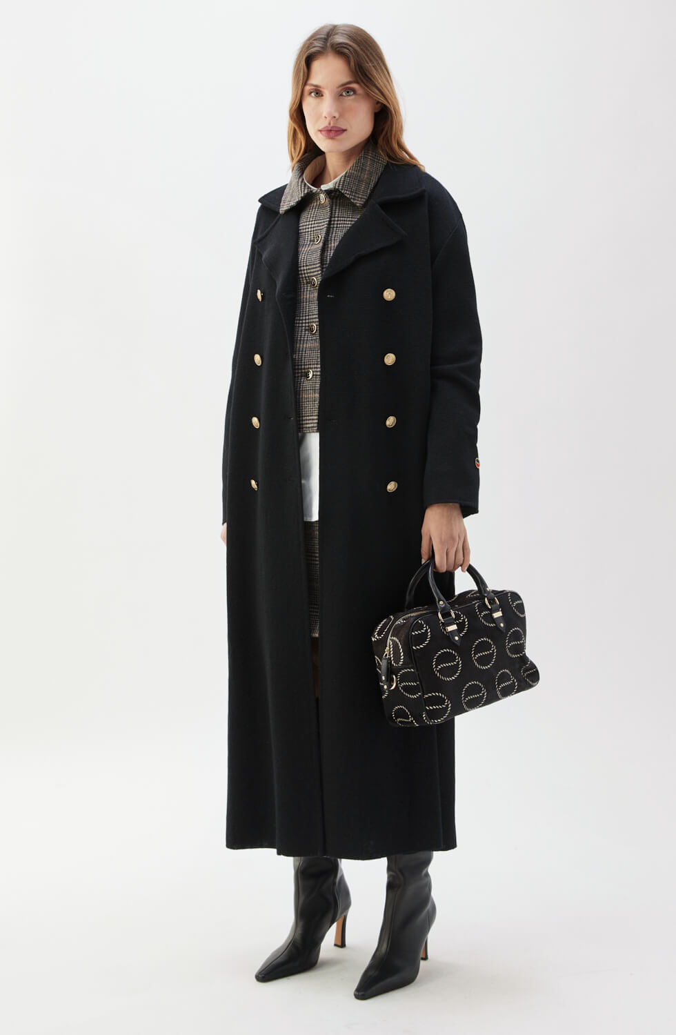 Roma Coat Black