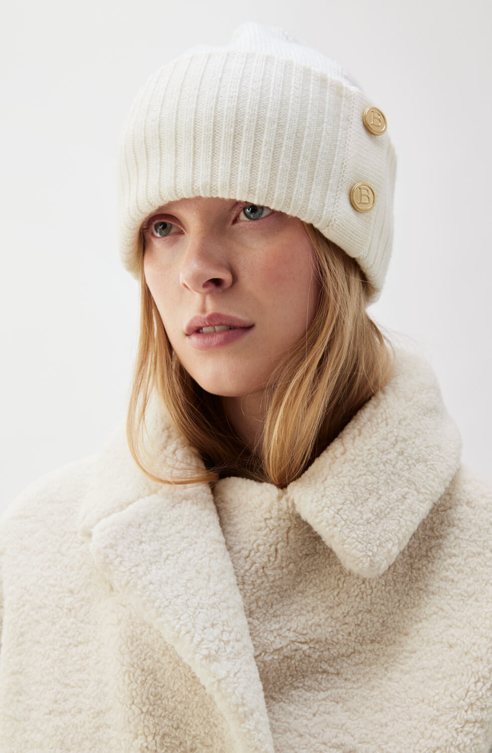 Roya Beanie Ecru