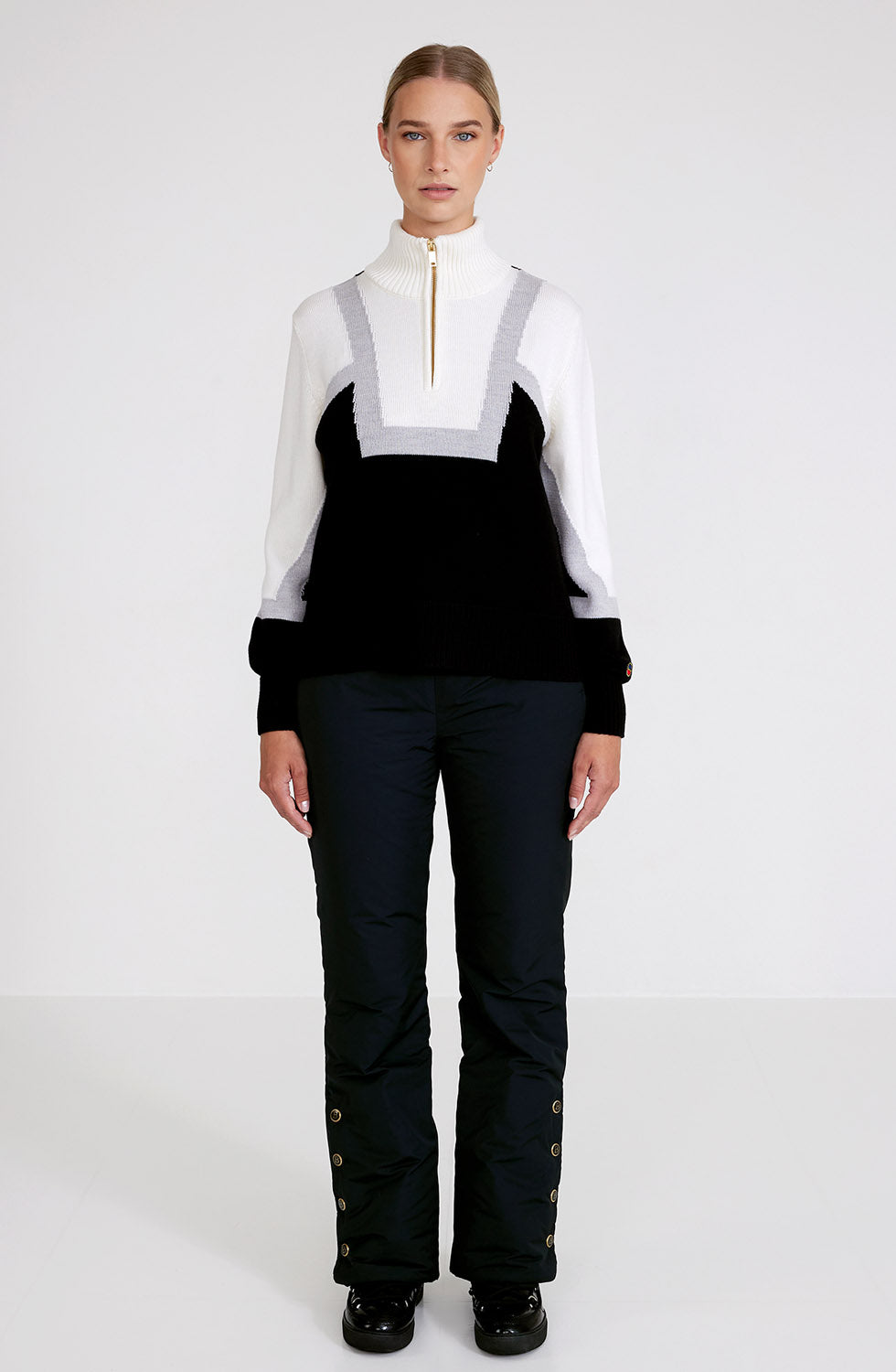 Saffron Sweater Black Mix