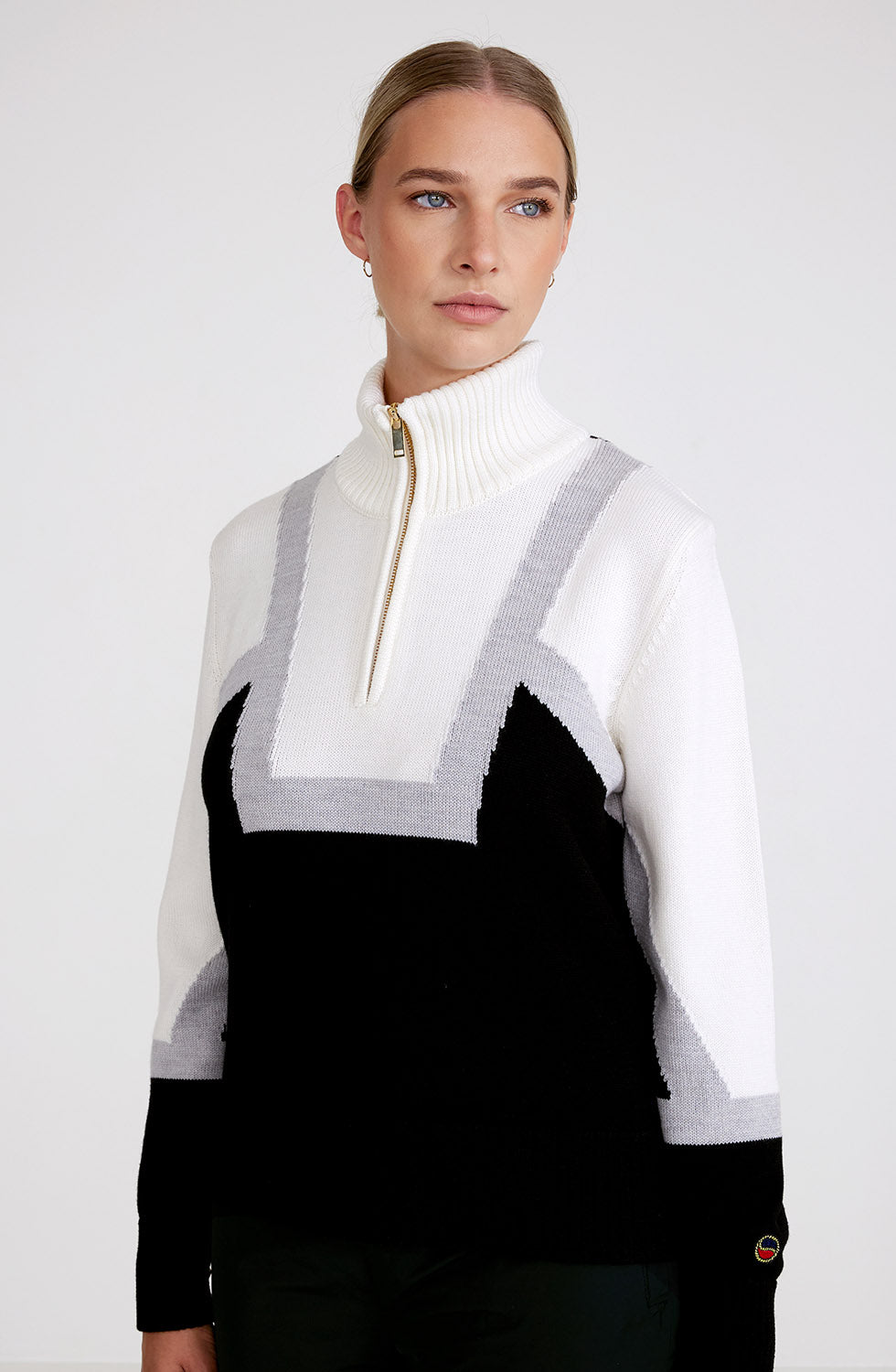 Saffron Sweater Black Mix