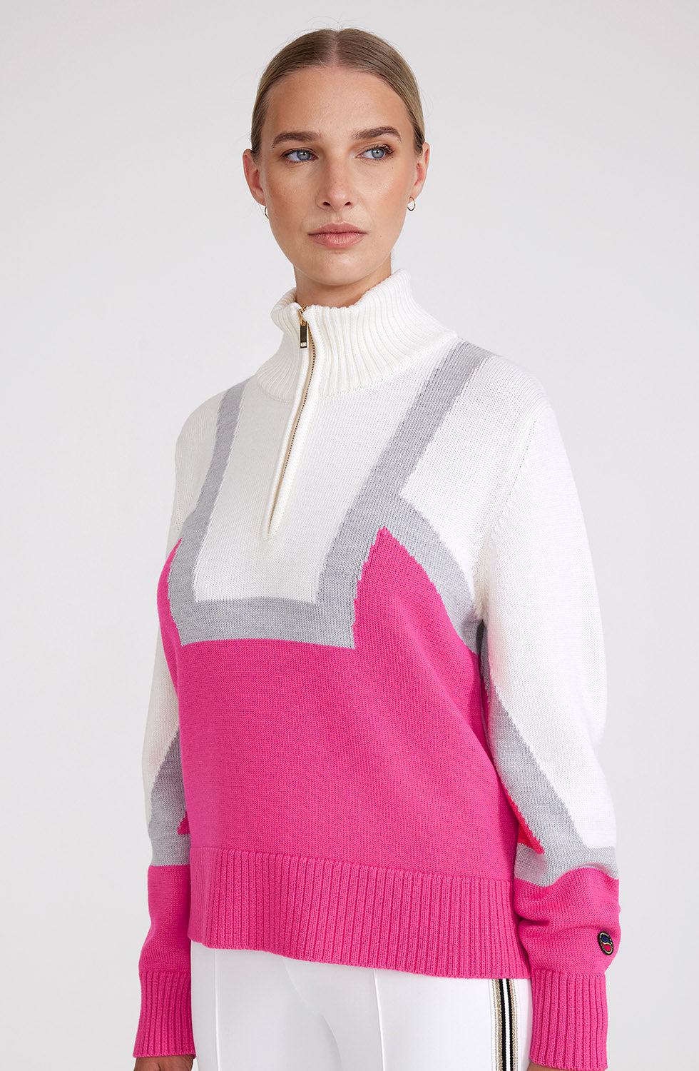 Saffron Sweater Blush Pink Mix
