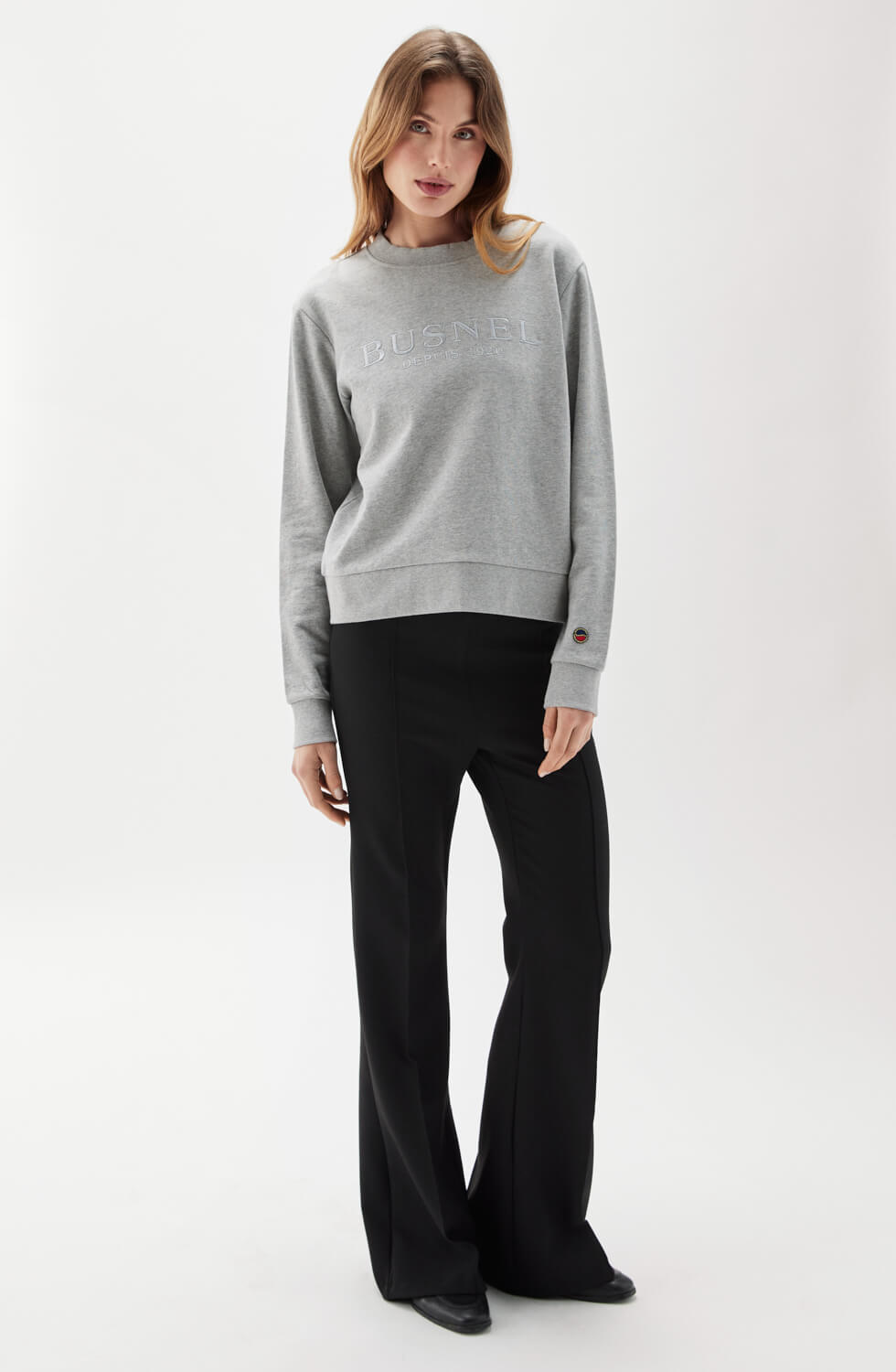 Samantha Sweatshirt Grey Melange
