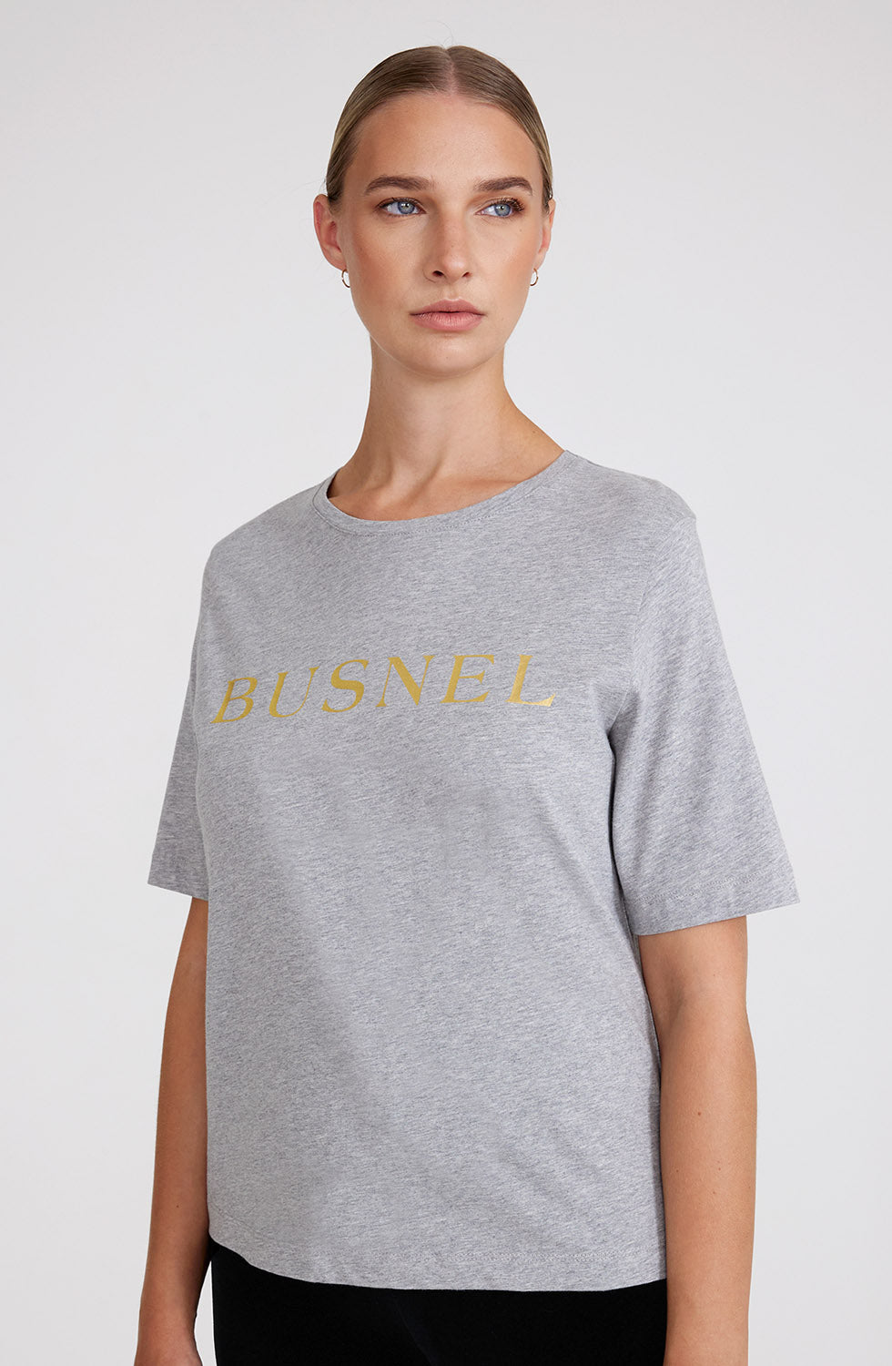 Sanna T-shirt Grey Melange