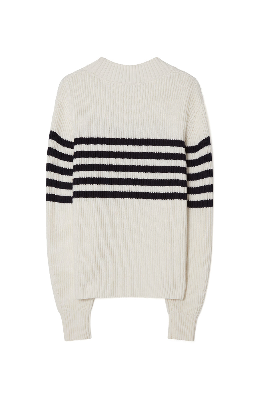 Busnel - Tamara Striped Sweater Ecru/Marine - Busnel.com